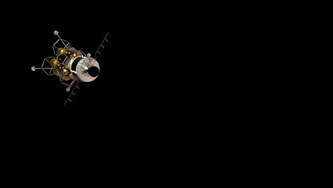 Undocking-The-Descent-Module-From-The-Spacecraft.-Alpha-Matte.