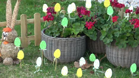 Easter-decoration-for-garden-and-backyard.-Happy-easter.