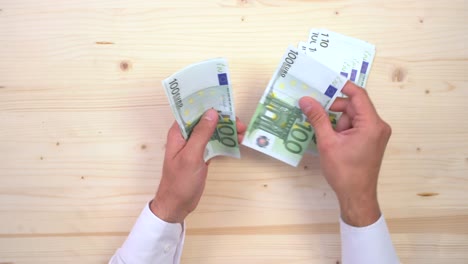 Counting-and-sorting-euro-notes