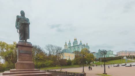 City-Smolensk-Santa-Asunción-Catedral-timelapse-timelapse