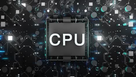 CPU-Prozessoren,-die-auf-der-Hauptplatine-arbeiten