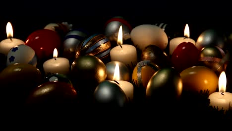 Easter-eggs-and-candles-on-the-grass