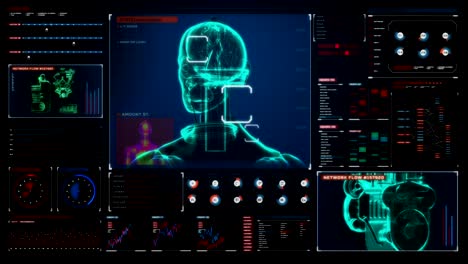 Scanning-rotating-white-skin-3D-robot-body-in-digital-interface.