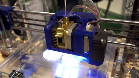 Three-dimensional-plastic-3d-printer-in-laboratory