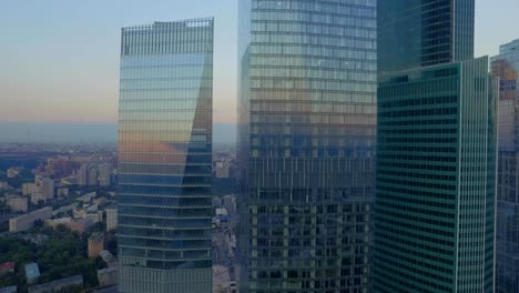 Aerial-View-of-Skyscrapers