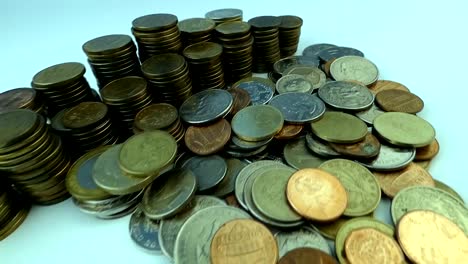 Coins-isolated-on-white-background