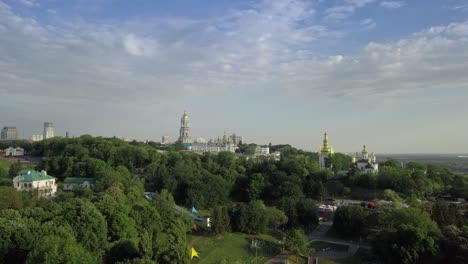 Aerial-view-of-Kiev-Pechersk-Lavra-Ukrainian-Orthodox-Monastery