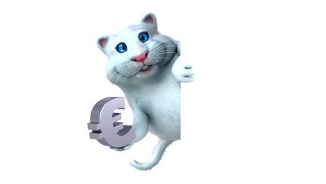 Lustige-Katze---3D-Animation