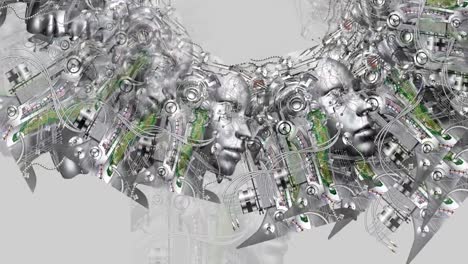 Digital-animation-of-surreal-cyborg-heads