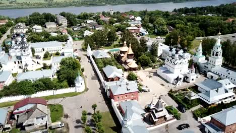 Paisaje-pintoresco-de-la-ciudad-de-Murom,-en-Río-de-Oka