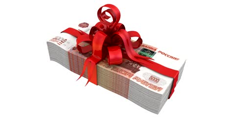 Russian-money-as-a-gift