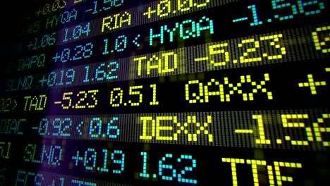 Stock-market-ticker-digital-data