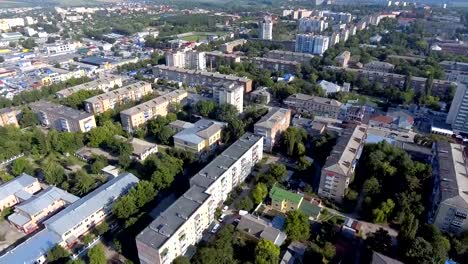 Panoramic-Aerial-drone-view-of-city