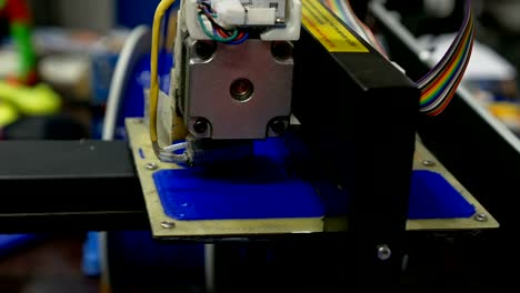 Three-dimensional-plastic-3d-printer-in-laboratory