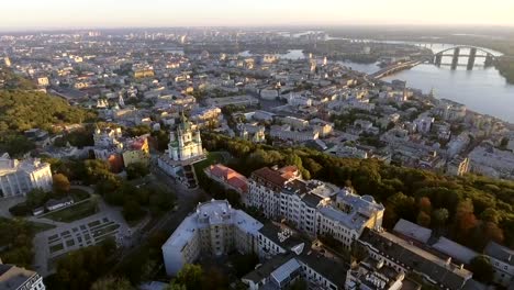 Kiev-city-center-aerial-sightseeing.-Central-part-of-the-Ukrainian