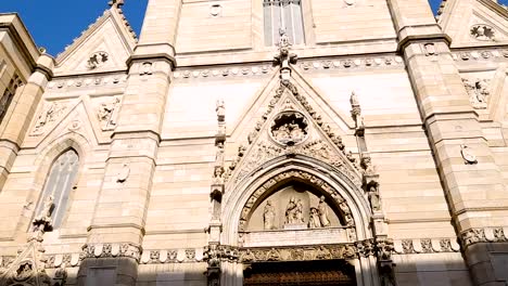 Exterior-of--Roman-Catholic-cathedral-of-the-Assumption-of-Mary,-architecture