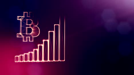 Signo-de-Bitcoin-y-diagrama.-Fondo-financiero-hecho-de-partículas-de-brillo-como-holograma-vitrtual.-Animación-loop-3D-brillante-con-la-profundidad-de-campo,-bokeh-y-copia.-Fondo-violeta-1