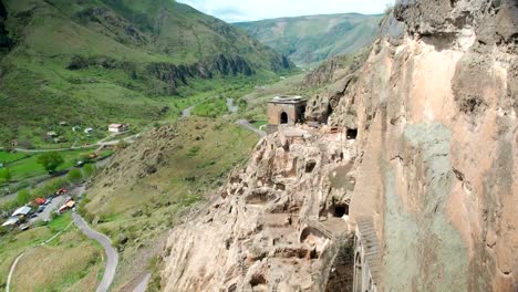 Vardzia-cave-monastery.-Complex-carved-in-rock.-Cave-town-in-the-mountains