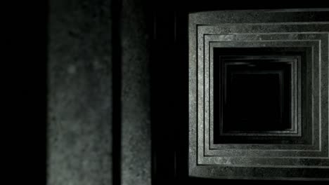 Tunnel-through-concrete-slabs.-Looped-animation--in-Ultra-HD-4k.