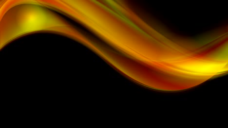 Abstracto-naranja-brillante-olas-Animación-de-video