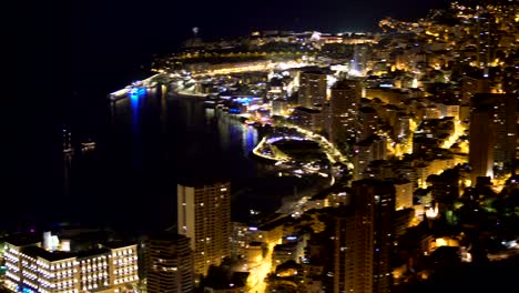 Panoramic-view-of-large-city-state-located-on-French-Riviera-in-Western-Europe