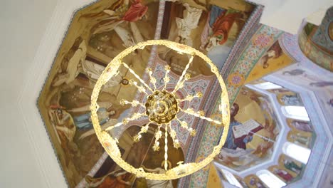 panning-of-ceiling-of-orthodox-Cathedral