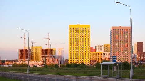 Moskau-Stadt-Straße-road