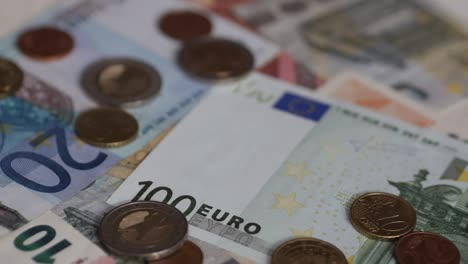 The-Money-Of-Europe.-Banknotes-And-Coins