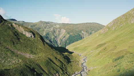 Aerial-view-of-natural-landscapes-of-mountains