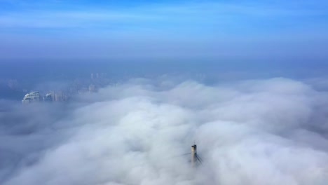 Aerial-View-Of-The-Foggy-Kyiv-City-In-Autumn.-HD