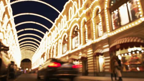 Zona-Urbana-Histórica-Iluminada-con-Hermosas-Luces