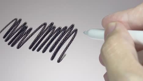 Touch-pen,-close-up-video-clip