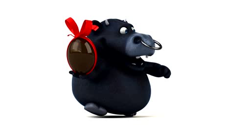 Fun-black-bull---3D-Animation