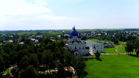 panorama-of-Suzdal,-Russia.-Aerial-shot.-the-360-degree-view