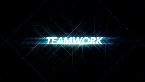 Digital-Lines-Tech-Word---TEAMWORK