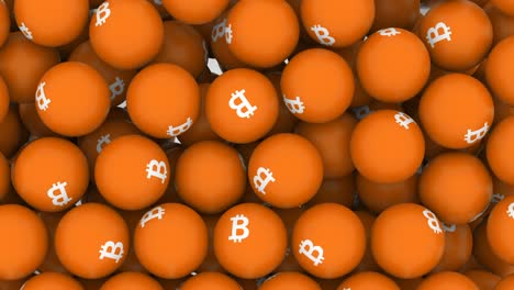 Falling-Screen-Balls-Transition-Animation-with-Bitcoin-Sign