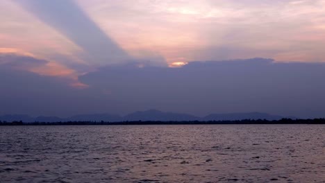 Nature-background.-Moments-after-sunset.-sky,-lake