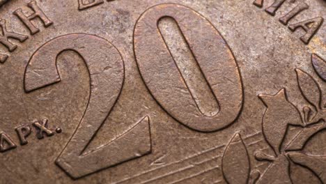 Close-up-of-very-old-coins