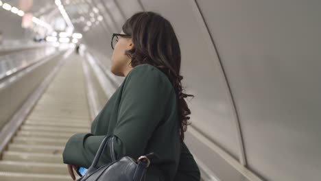 Woman-on-Rolling-Stairs