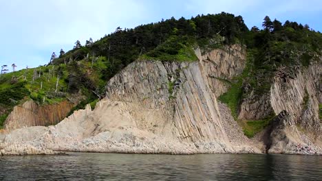 Stolbchaty-cape,-Kunashir-island,-Russia