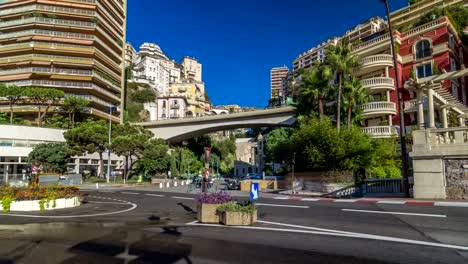 Monaco-church-Sainte-Devote-bridge-principality-mountain-city-state-timelapse-hyperlapse