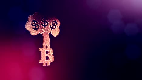 Muestra-de-árbol-de-dólar-crece-de-la-insignia-de-bitcoin.-Fondo-financiero-hecho-de-partículas-de-brillo-como-holograma-vitrtual.-Animación-loop-3D-brillante-con-la-profundidad-de-campo,-bokeh-y-copia.-Color-violeta-v2