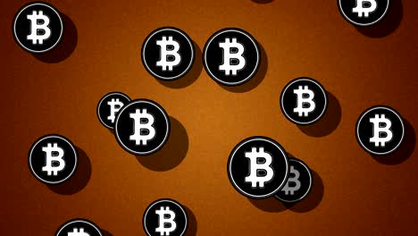 El-icono-de-bitcoin.-Bucle.-Canal-alfa.