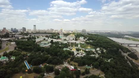 Aerial-view-of-Kiev-Pechersk-Lavra-Ukrainian-Orthodox-Monastery