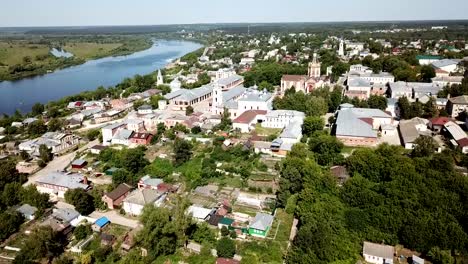 Aerial-view-of-city-landscape-of-Kasimov