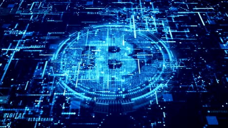 Cryptocurrency-de-Bitcoin-en-el-ciberespacio-digital.