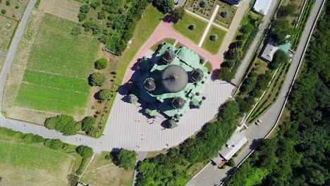 Top-view-of-Panteleimonovsky-convent-in-Feofania