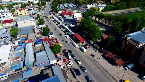 Panoramic-Aerial-drone-view-of-city