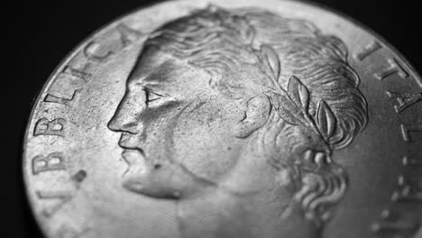 Close-up-of-very-old-coins