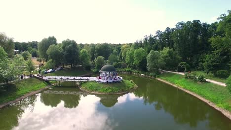 aerial-view-of-pavilion-in-the-middle-of-the-lake